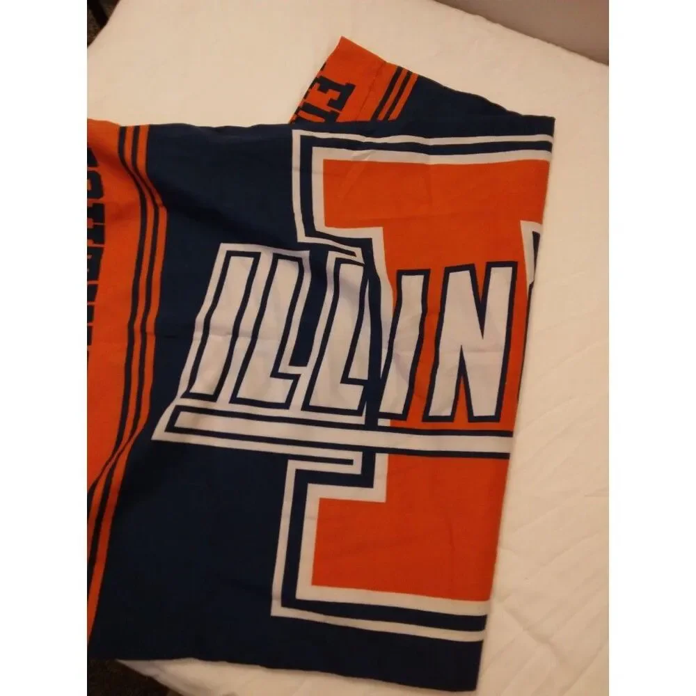 Fighting Illini Illinois Basketball Pillow Case